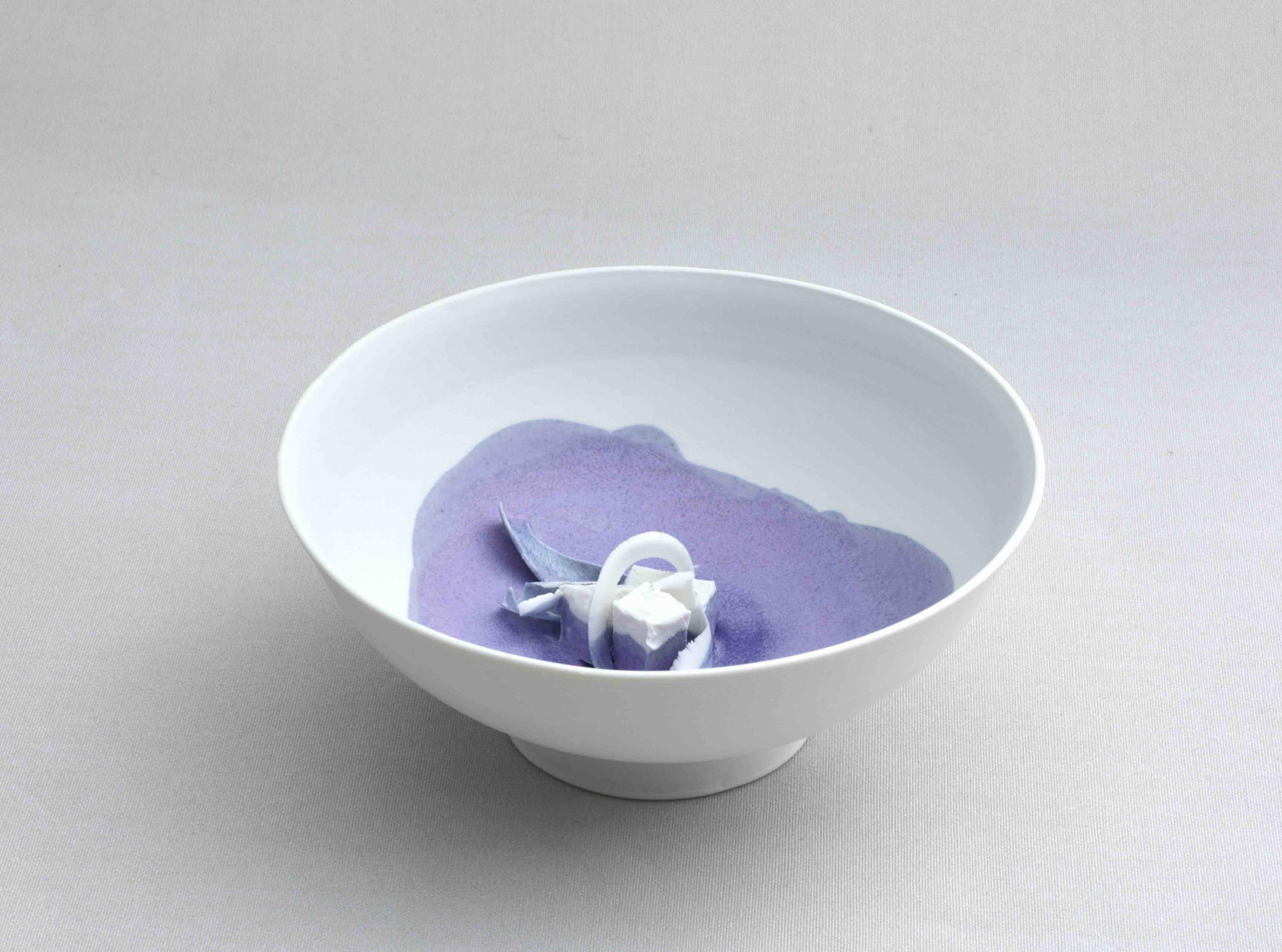 Sea landscape, porcelain